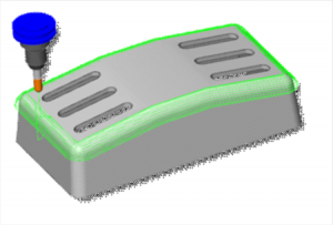 CAD CAM Surface Based Morph Between 2 Curves