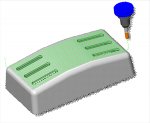 CAD CAM Surface Based Parallel Cuts