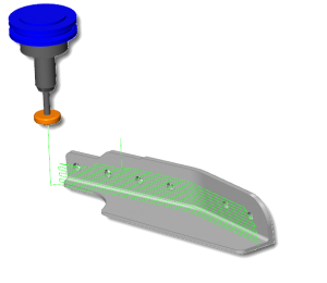 CAD CAM Surface Based Undercutting Machine Toolpath